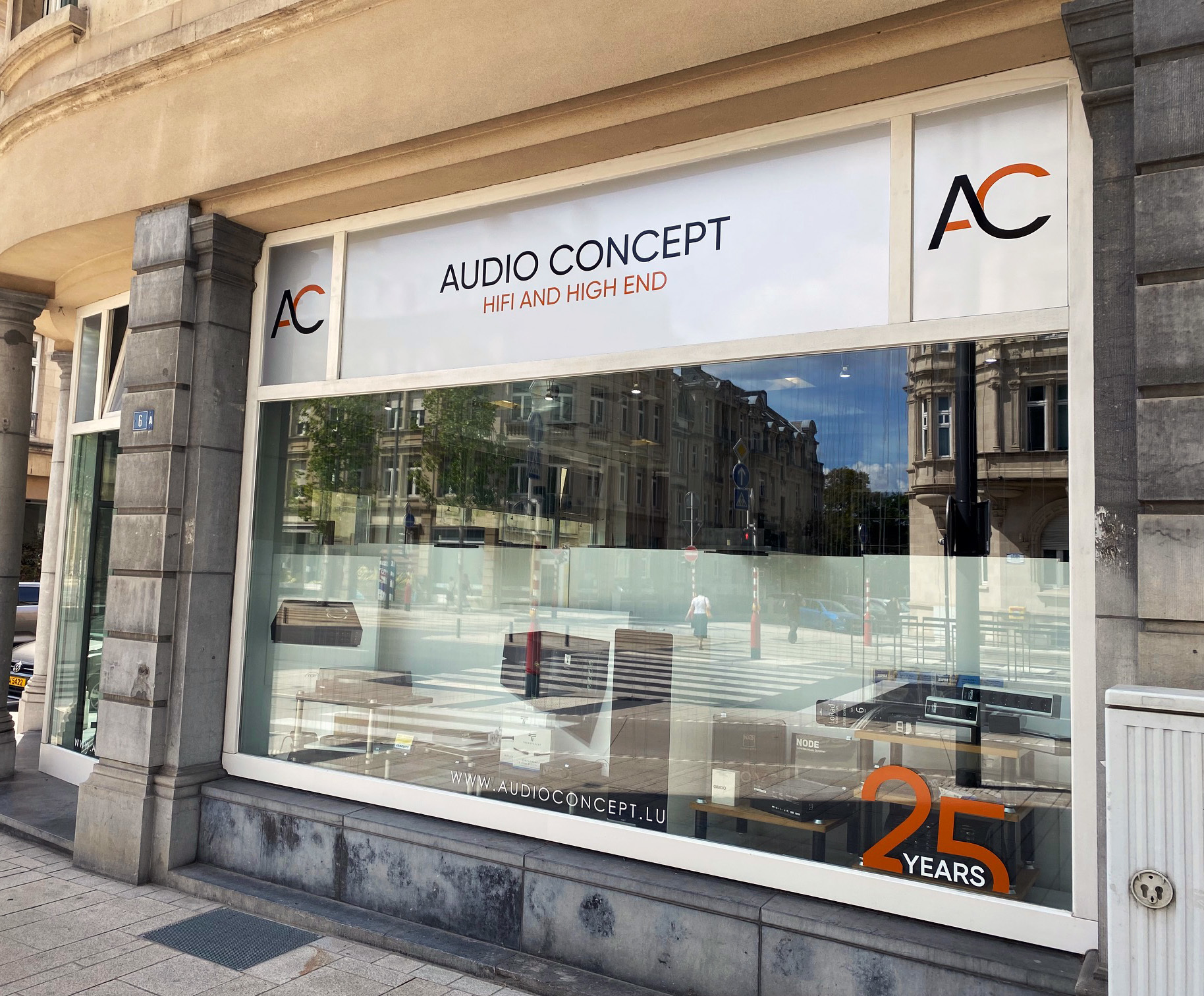 Audioconcept vitrine