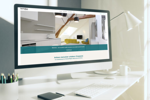 Création du site internet pour Bamolux : l'art de la menuiserie mis en lumière