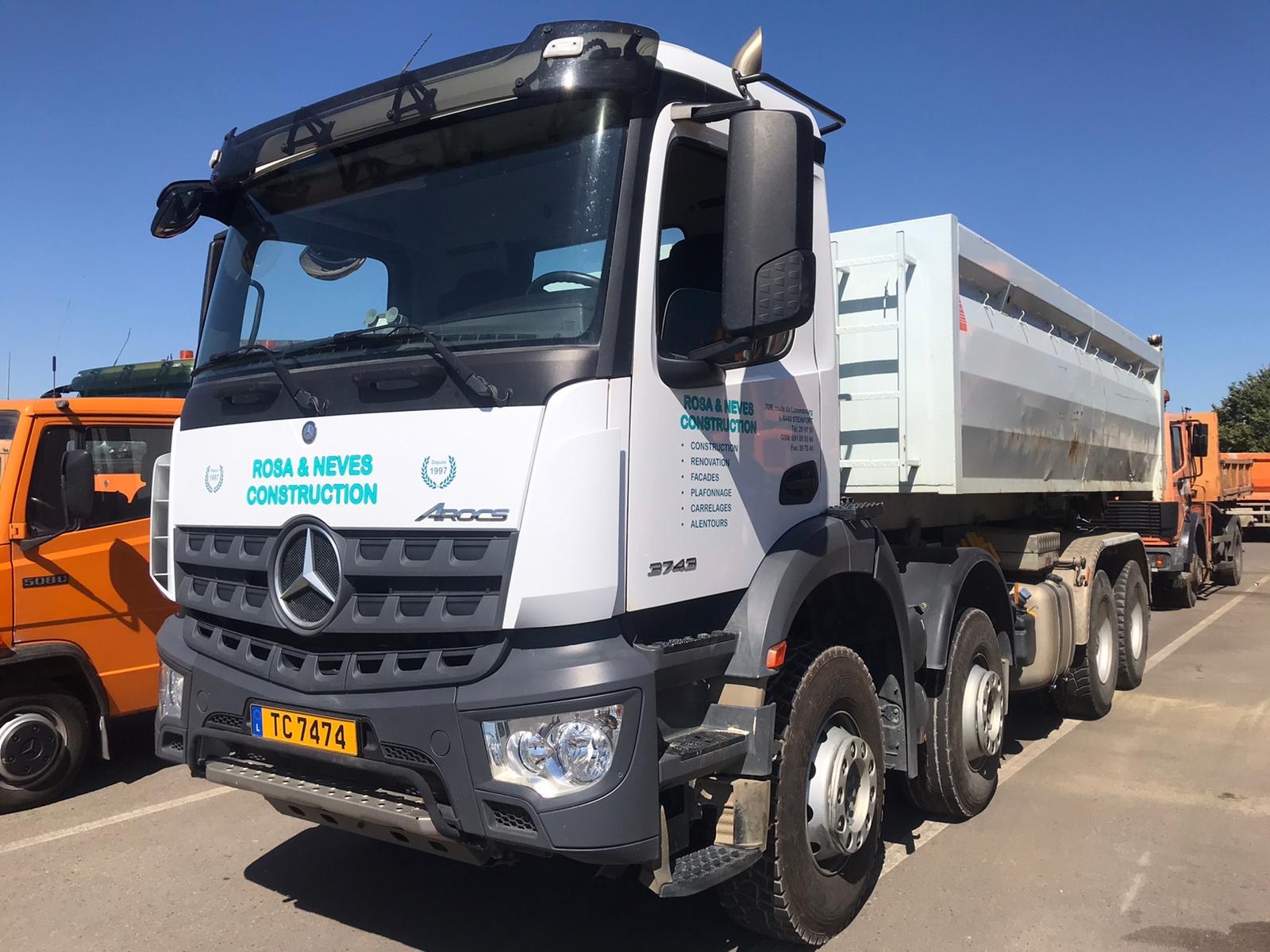 lettrage camion rosa&neves