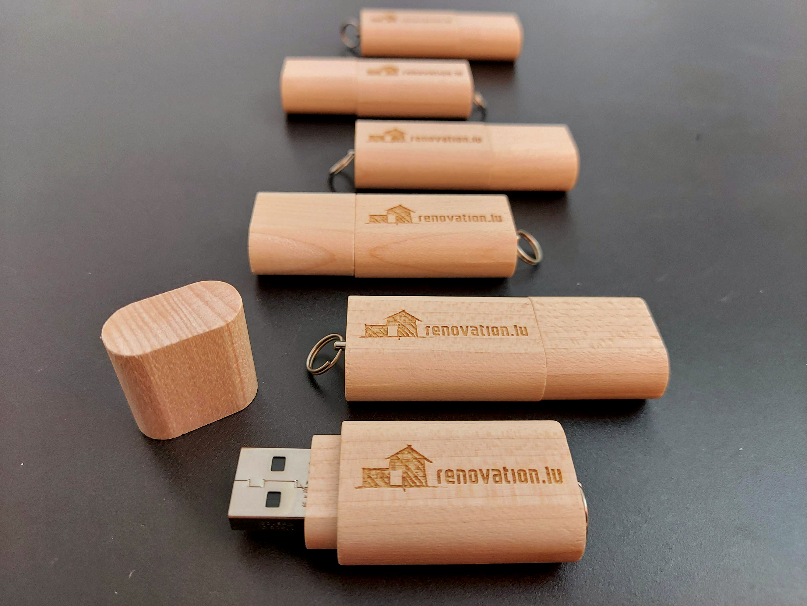 clé en bois personnalisé