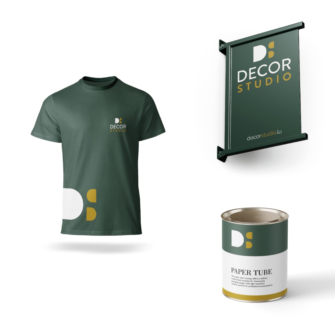 Decor studio t shirt enseigne pot peinture