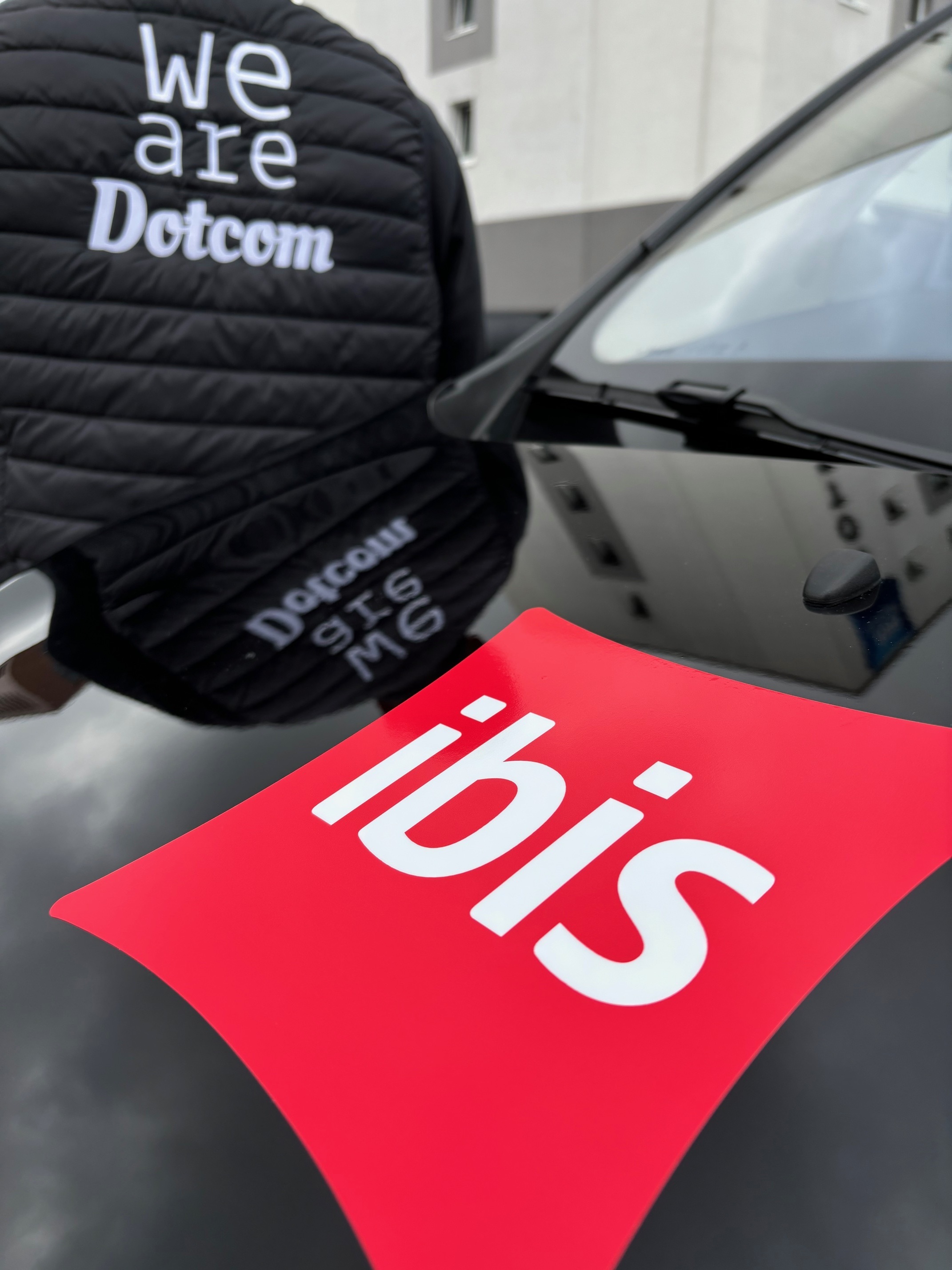 Lettrage logo ibis