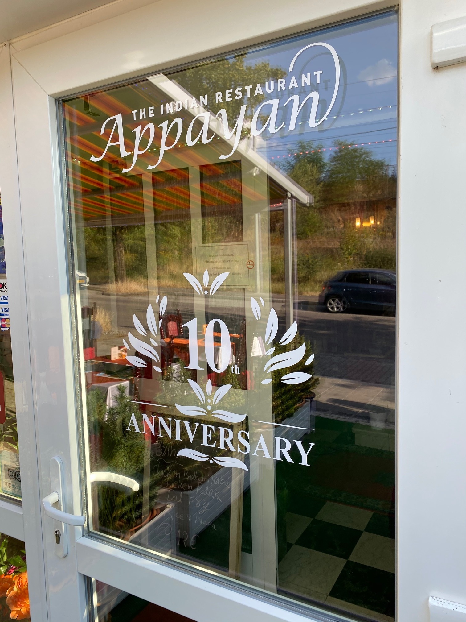 lettrage publicitaire vitrine appayan