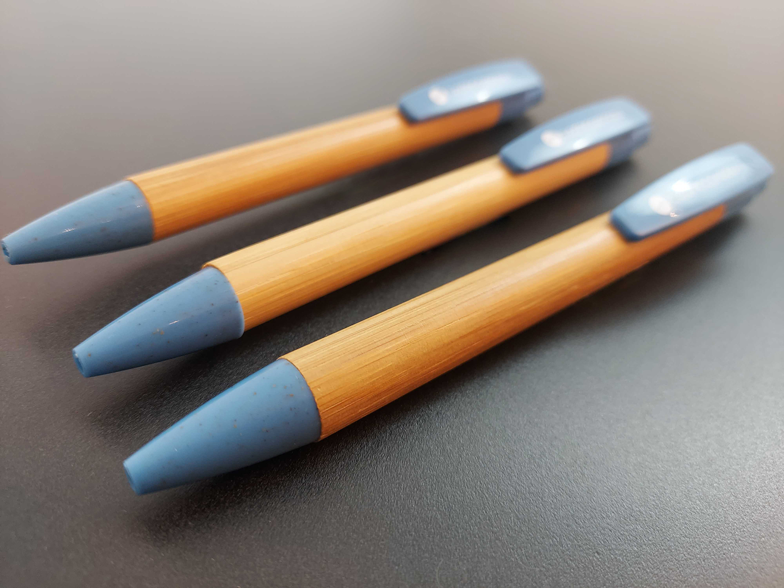stylo avec logo en plastique recyclé